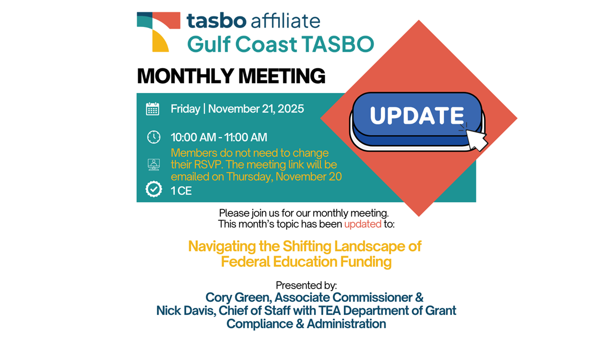 Meeting Announcement with Revised Speaker Details